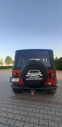 Jeep Wrangler cena 52000 przebieg: 220000, rok produkcji 1998 z Gniezno małe 211